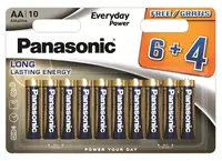 PANASONIC baterije LR6EPS/10BW 6+4F Alkal. Everyday Power