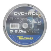 DVD+R medij TRAXDATA 8.5GB 8x speed Double Layer Spindle 10-komplet