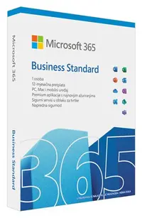 Software MICROSOFT Office M365 Standard Retail subs. P8 EuroZone / 1 lic / 1 god