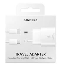 Adapter za napajanje SAMSUNG - kućni punjač + kabel USB Type-C 25W brzi - bijeli