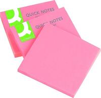 Blok samoljepljivi  76x76mm 75 listova Q-Connect Brilliant pink KF10516
