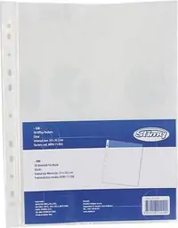 Fascikl uložni pvc A4 90mic A090-11-050 50/1 sjajni