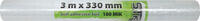 Folija samoljepljiva omotna PVC prozirna 33cmx3m 100mic