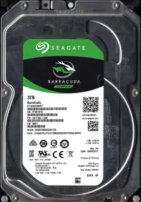Hard disk 3.5" SATA-3 3TB SEAGATE 5400rpm 256MB-cache BaraCuda