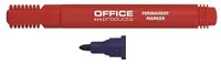 Marker permanentni 1,5-3mm  Office products okrugli vrh crveni