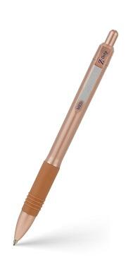 Olovka kemijska  Zebra Z-Grip smooth Rose Gold 1,0 plavi ispis