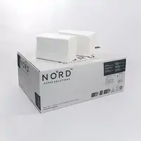 Papirnati ručnici u listićima 21x21cm 2-sl. 15/1 bijeli celuloza Nord