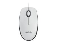 Miš žični Logitech M100 white