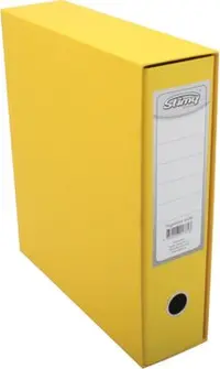 Registrator  A4 široki Stimy standard žuti s kutijom