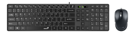 Genius SlimStar Combo 126, tipkovnica+miš, USB