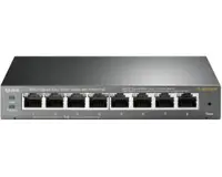 TP-Link TL-SG108PE, PoE 8-port GbE switch, metalno