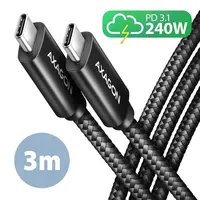 CC USB CM 2.0 <> USB CM, 3 m, Crna, HQ, BUCM2-CM30AB