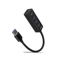 AXAGON USB HUB Mini HUE-M1A 4x USB3.2, USB-A cable, 20cm AXAGON USB HUB Mini HUE-M1A 4x USB3.2, USB-A cable, 20cm