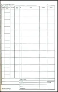 TI.MA-805a/DC Blagajnički dnevnik A4 s numeracijom 3x50 listova
