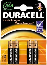 Baterija DURACELL AAA  Basic 4/1