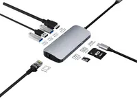 Asonic USB Tip C na HDMI,LAN, U3.0/Tip C, SD čitač Asonic USB Tip C na HDMI,LAN, U3.0/Tip C, SD čitač
