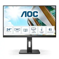 AOC IPS 23,8" 24P2QM, HDMI, DVI, DP, USB3.0, pivot