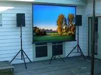 Projekcijsko platno 203 x 203 samostojeće