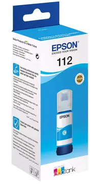 Tinta EPSON EcoTank 112 Cyan