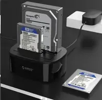 HDD docking ORICO 6228US3-C-EU, za 2x2.5"/3.5" SATA HDD, klon HDD docking ORICO 6228US3-C-EU, za 2x2.5"/3.5" SATA HDD, klon