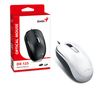 Genius DX-125, optički miš, USB, bijeli