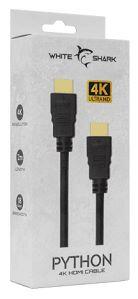 Kabel HDMI tip A-M<=>HDMI tip A-M  2m ultra high speed 2.1 8K@60Hz 4K@120Hz WHITE SHARK