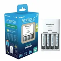 Punjač baterija PANASONIC sa 4 AAA baterije Eneloop 800mAh Punjač baterija PANASONIC sa 4 AAA baterije Eneloop 800mAh