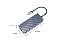 Adapter ORICO Docking station WB-6RJ, 6 u 1, 3x USB 3.0, HDMI, RJ45, USB-C PD100W