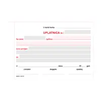 TI.I-1/ncr Uplatnica A6 150 listova MMG svi listovi ncr