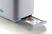 Toster ARIETE mod. 157 - 2 kriške s hvataljkama, bijeli