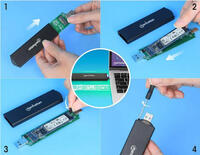 Manhattan kućište M.2 NVM&SATA SSD,USB 3.2 Gen2