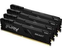 MEM DDR4 128GB (4x32) 3200MHz FURY Beast KF432C16BBK4/128