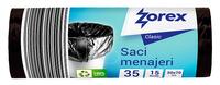 Vreća za smeće  35L 50x70cm 15/1 LDPE Zorex Clasic crna