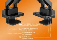 Manhattan nosač monitor 17"-32",2x9kg, 8u1 docking