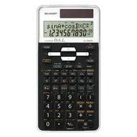 Kalkulator tehnički 10+2 mjesta 470 funkcije Sharp EL506TS bijelo-crni