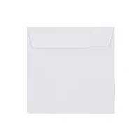 Etui za 1 CD papirnati bijeli s preklopom bez prozora 125x125 1/1