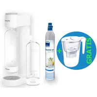 Philips Sodamaker Viva crni ADD4901WH+GRATIS Philips vrč s filterom za vodu AWP2933 WHT