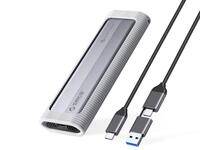 Vanjsko kucište za M.2 SSD NMVe/SATA USB3.1 Gen2 Type-C, ORICO AXM2S-G2-V1