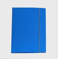 Fascikl s gumicom kartonski A4 25x34,2cm svijetlo plavi