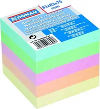 Papir za kocku 8,3x8,3x7,5cm Donau pastelne boje