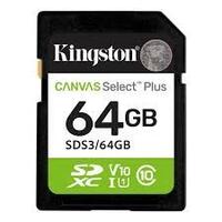 MEM SD 64GB Kingston Canvas Select Plus SDS3/64GB MEM SD 64GB Kingston Canvas Select Plus SDS3/64GB