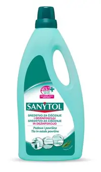 SAN. Sredstvo za čišćenje i dezinfekciju podova i površina 1000ml Sanytol SAN. Sredstvo za čišćenje i dezinfekciju podova i površina 1000ml Sanytol