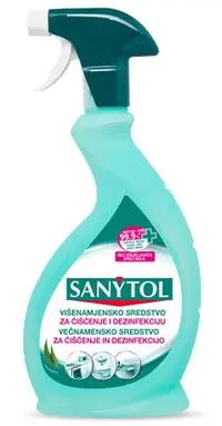 SAN. Sredstvo za dezinfekciju i čišćenje s pumpicom 500ml Sanytol SAN. Sredstvo za dezinfekciju i čišćenje s pumpicom 500ml Sanytol