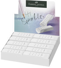 Gumica Rollon Sparkle Faber Casttell Wh.