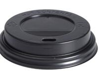 KON. Poklopac za pap. čaše P70, crni, 50/1 (392)