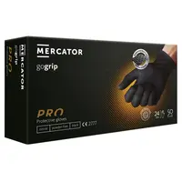 SAN. Rukavice nitrilne XXL 50/1 crne Mercator Gogrip PRO SAN. Rukavice nitrilne XXL 50/1 crne Mercator Gogrip PRO