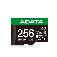 ADATA microSD U3, V30, 180/160MBs, 256GB ADATA microSD U3, V30, 180/160MBs, 256GB