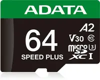 ADATA microSD U3, V30, 160/140MBs, 64GB ADATA microSD U3, V30, 160/140MBs, 64GB