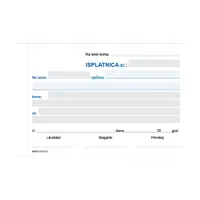 TI.I-2/ncr Isplatnica A6 100 lista MMG svi listovi ncr