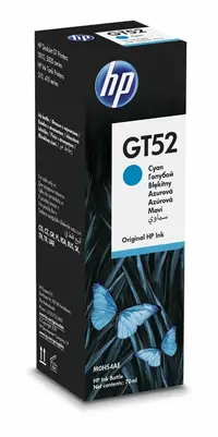 Tinta HP  M0H54AE Cyan No.GT52 (MMG)